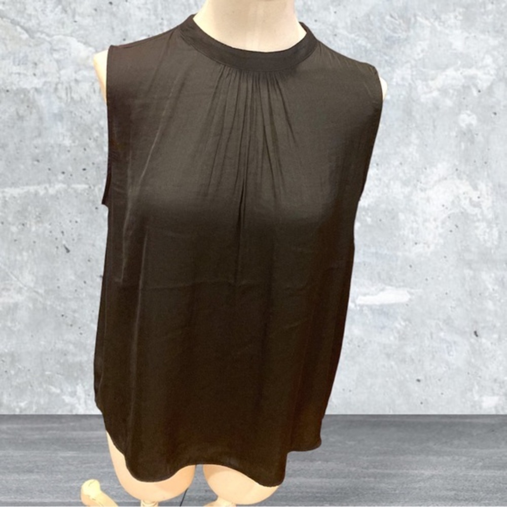 Joie Sleeveless Blouse black- XL NWT